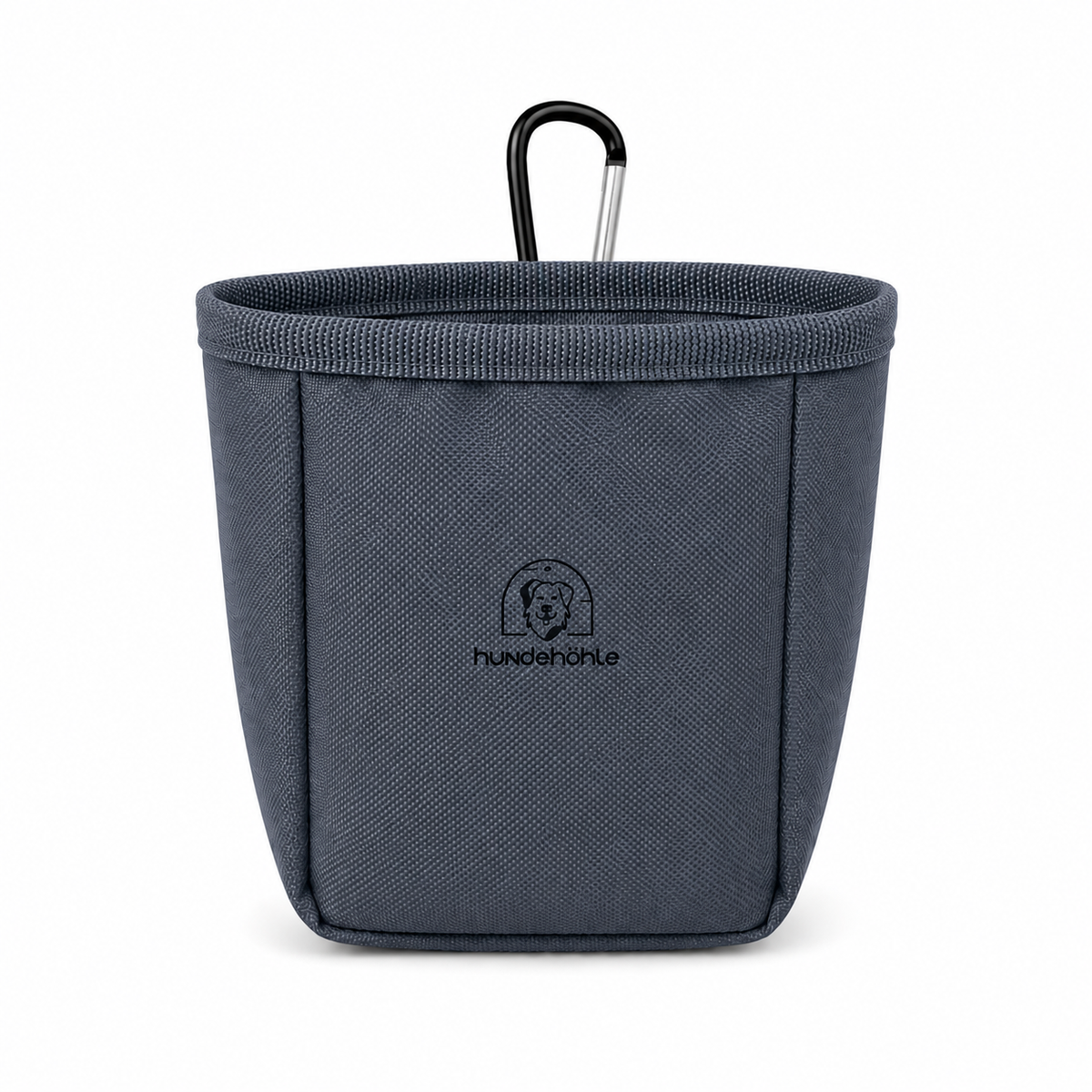 Futterbeutel Zorbi Schwarz mit Karabiner – Kollektion Hundehöhle