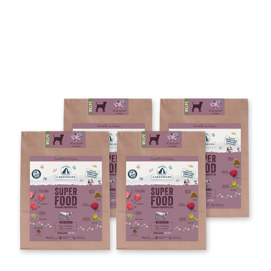 Superfood Premium WEIDERIND Komplettmenü für Welpen