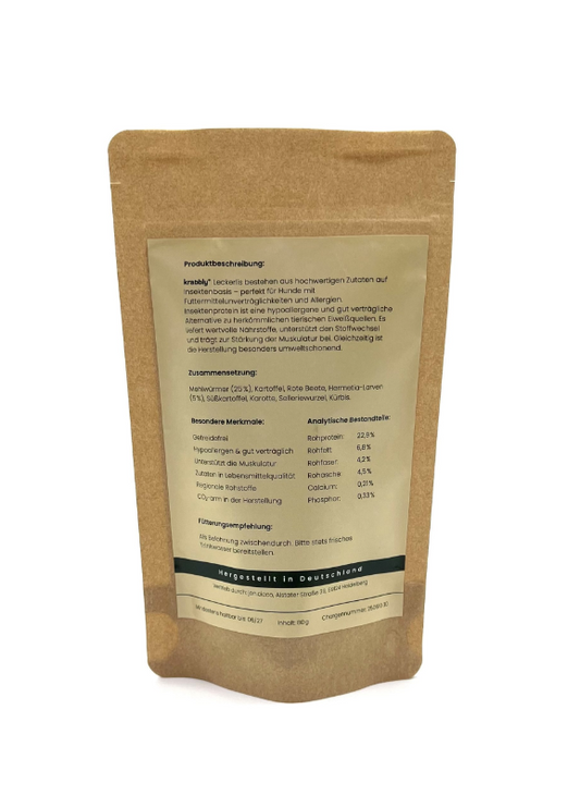 krabbly® Snack - Insekt 80g