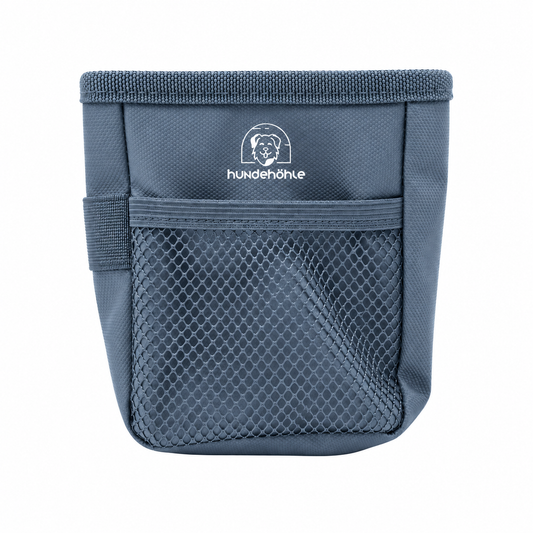 Futterbeutel Tavix Blau-Grau mit Clip – Kollektion Hundehöhle