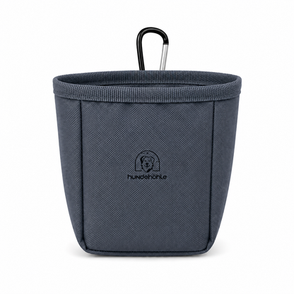 Futterbeutel Zorbi Schwarz mit Karabiner – Kollektion Hundehöhle