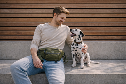 Gassibauchtasche Minon Khaki – Kollektion Hundehöhle