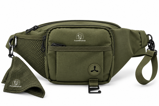 Gassibauchtasche Minon Khaki – Kollektion Hundehöhle