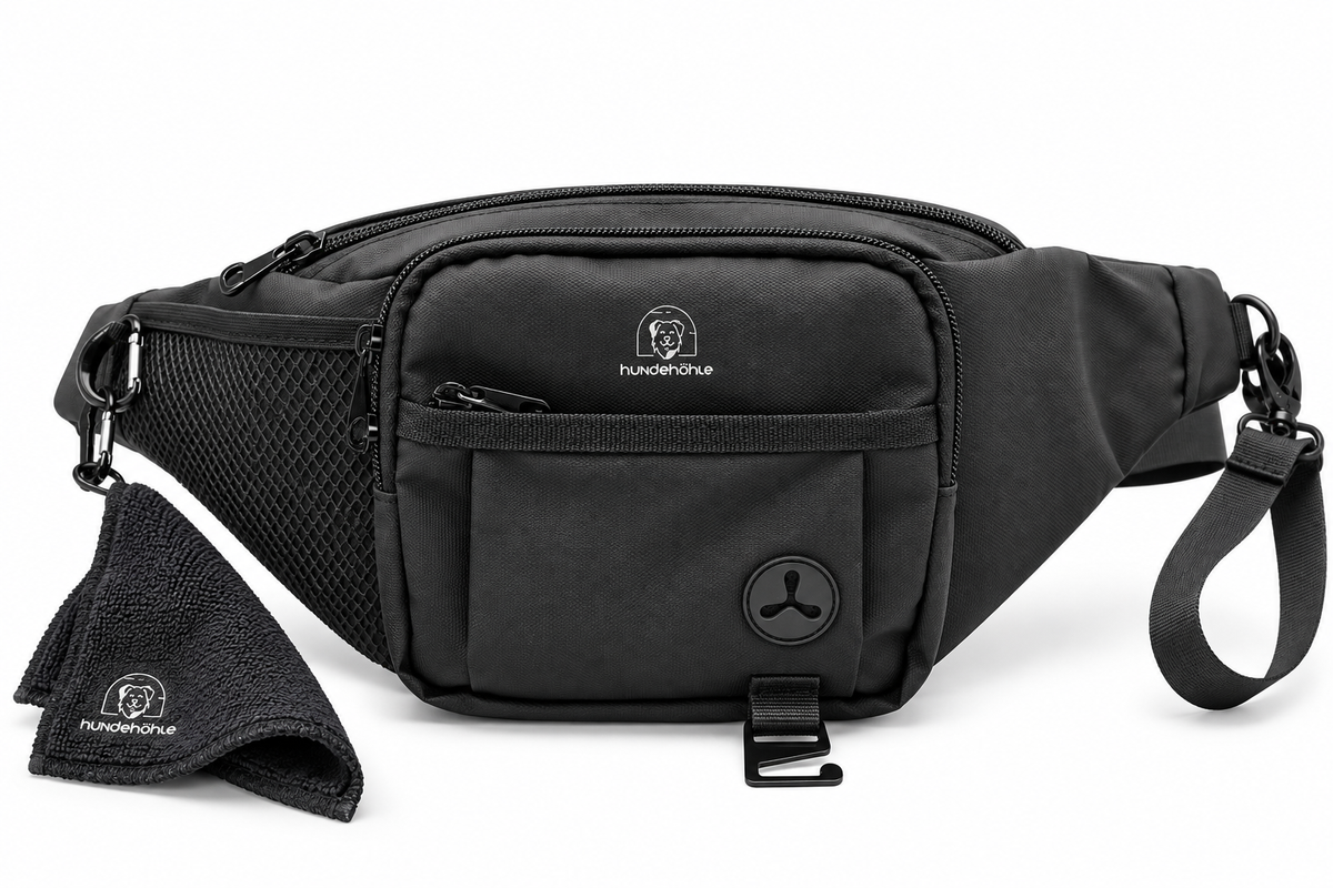 Gassibauchtasche Minon Schwarz – Kollektion Hundehöhle