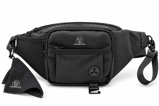 Gassibauchtasche Minon Schwarz – Kollektion Hundehöhle