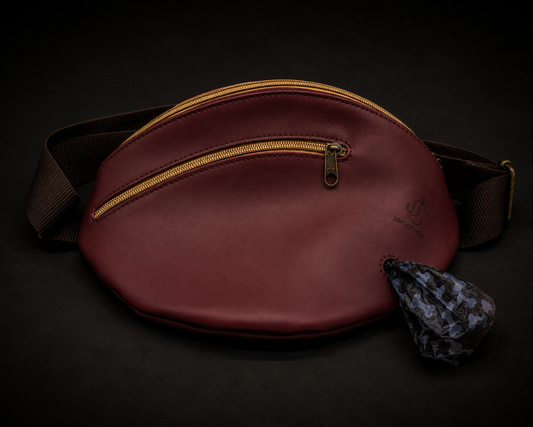 Bauchtasche Bix Rot – Echtleder