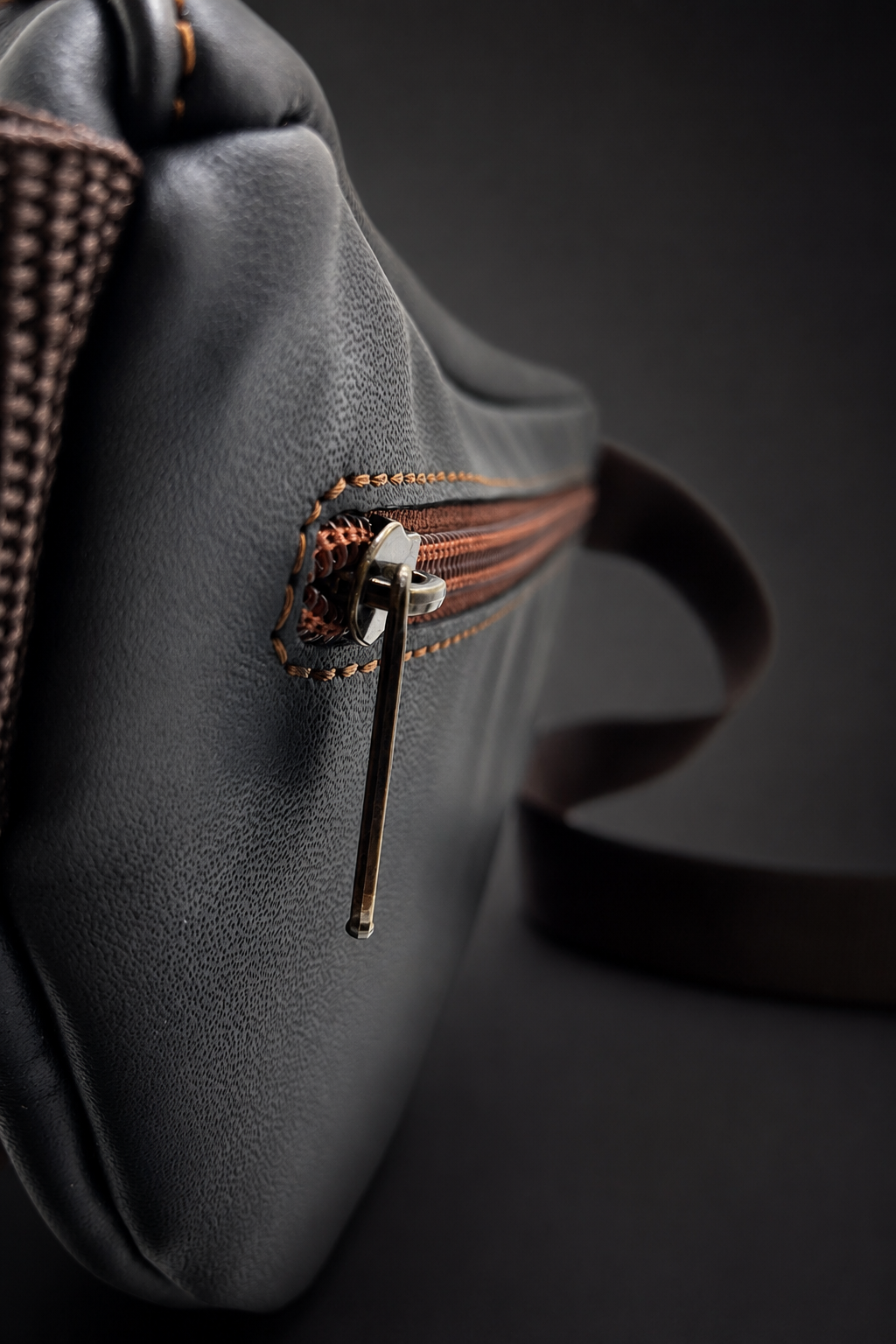 Bauchtasche Bix Braun – Echtleder