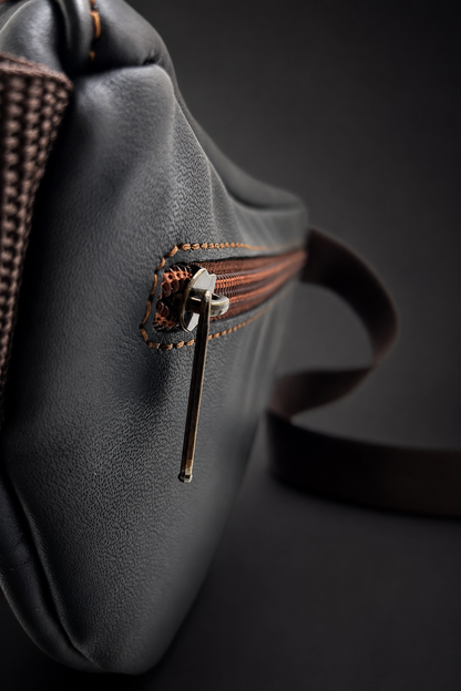 Bauchtasche Bix Braun – Echtleder