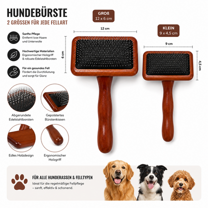 jon.cicco® Hundebürste – zwei Größen