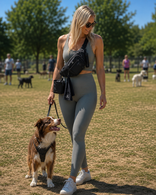 Gassibauchtasche Minon Schwarz – Kollektion Hundehöhle