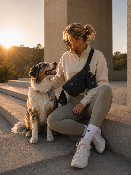 Gassibauchtasche Minon Schwarz – Kollektion Hundehöhle
