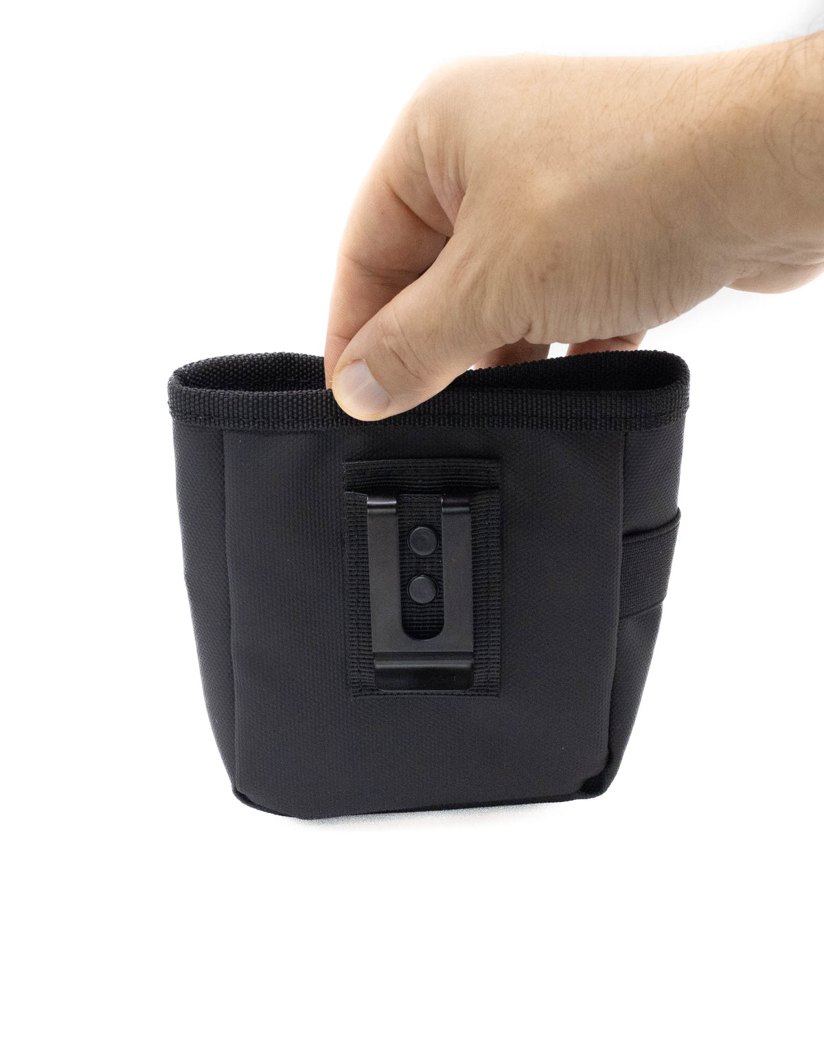 Futterbeutel Tavix Schwarz mit Clip – Kollektion Hundehöhle