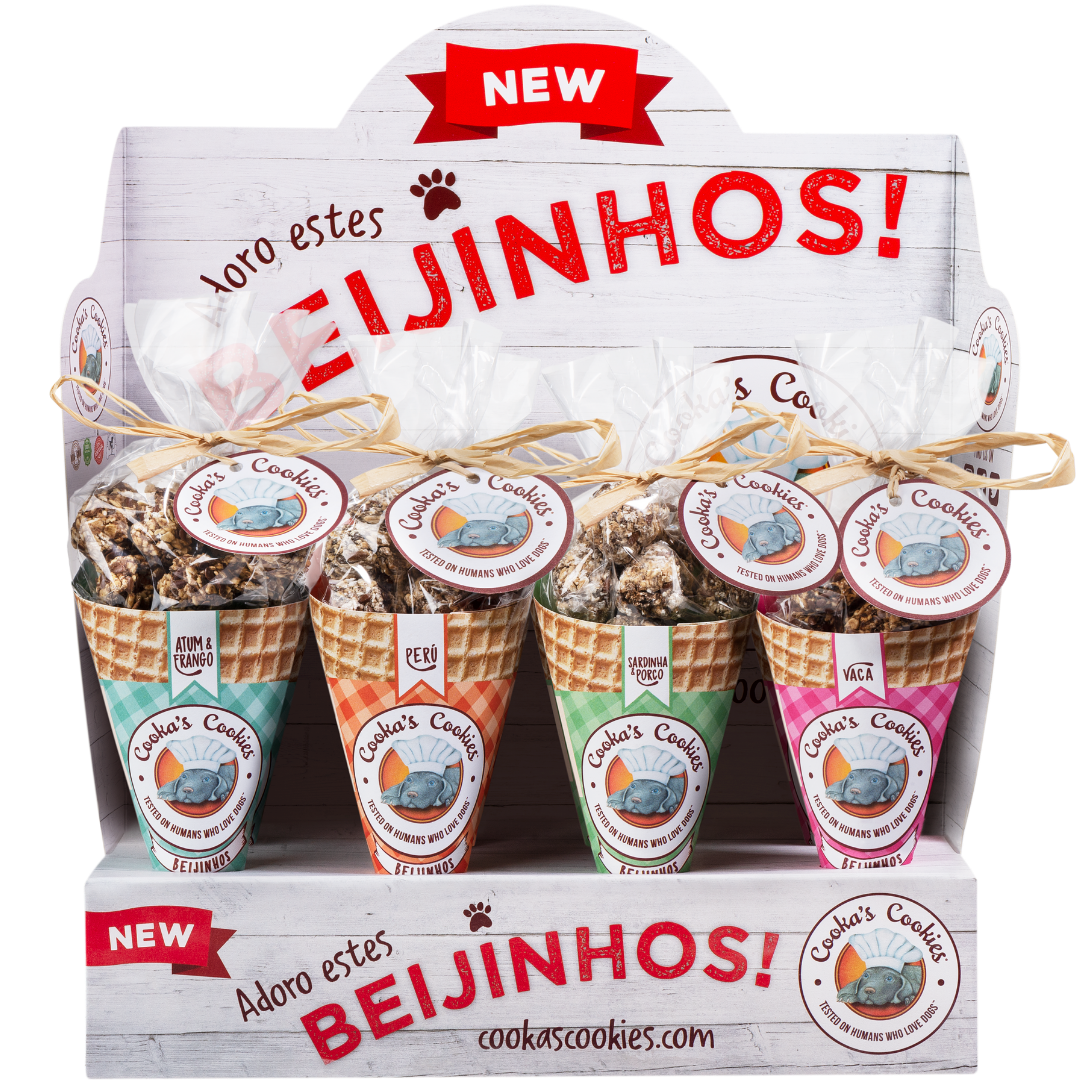 Beijinhos - Knusprige und natürliche 'Huhn & Thunfisch' Hundeleckerlis
