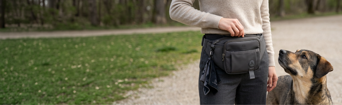 Hundehöhle Taschen und Futterbeutel für Hundespaziergänge